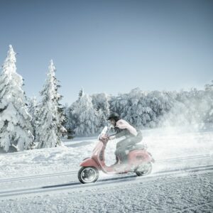 Cool Warm Roller Fahren im Winter Blogbeitrag I love my Moped